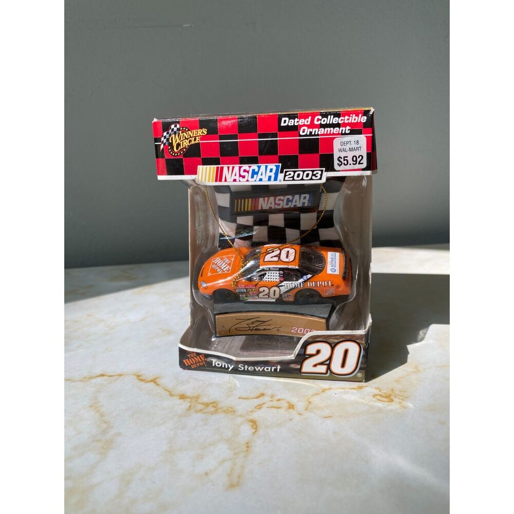Trevco NASCAR Tony Stewart #20 Car 2005 Collectible Ornament Home Depot